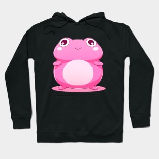 Kawaii Pink Anime Frog Hoodie